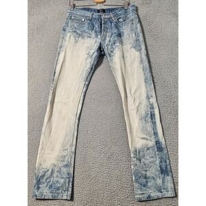 APC New Cure H Jean Tres Etroit Jeans Tie Dye Acid Selvedge Men's Size 31 x‎ 32